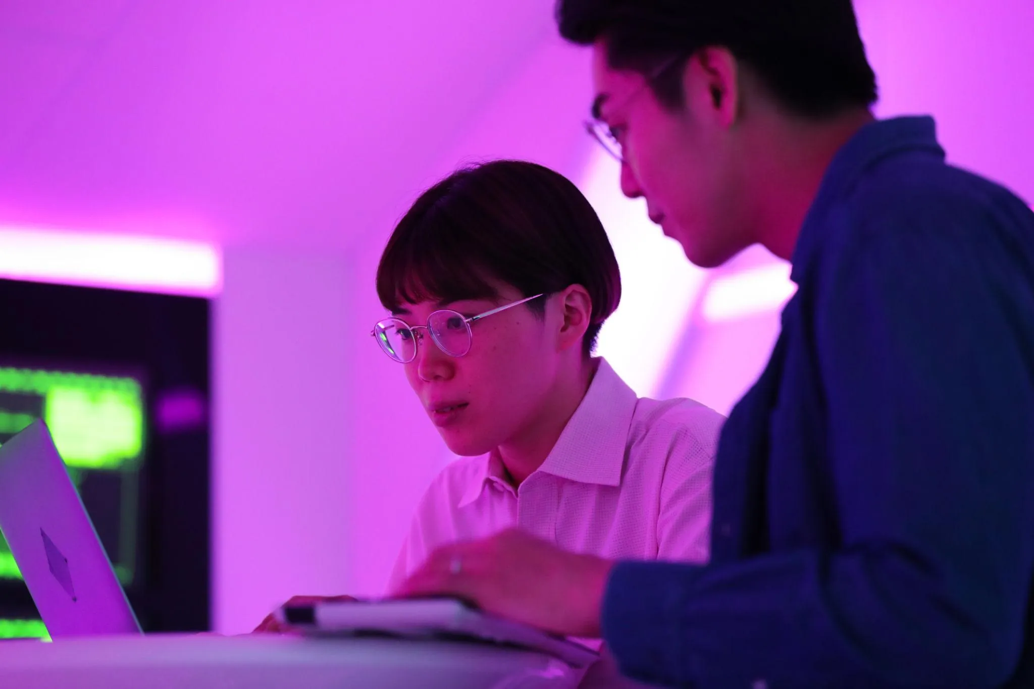 Challenge-based hackathon participants working on structured tasks