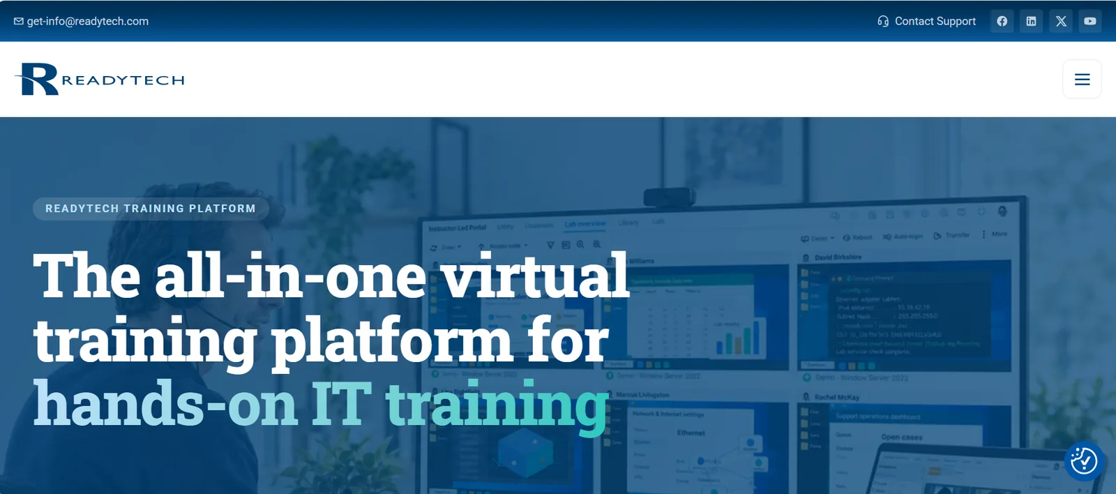 ReadyTech homepage