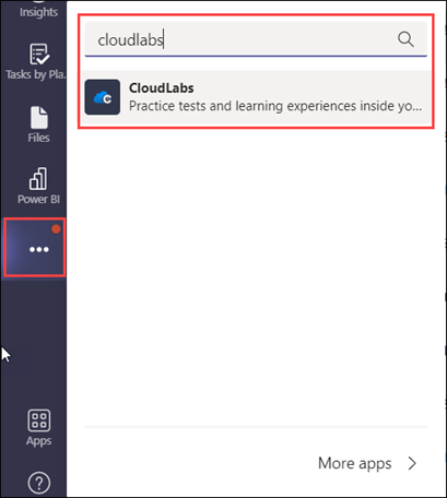 Try Free Microsoft Practice Tests on CloudLabs Teams App