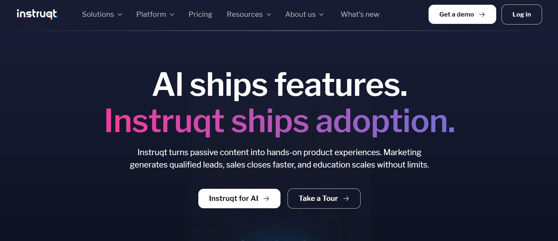 Instruqt homepage