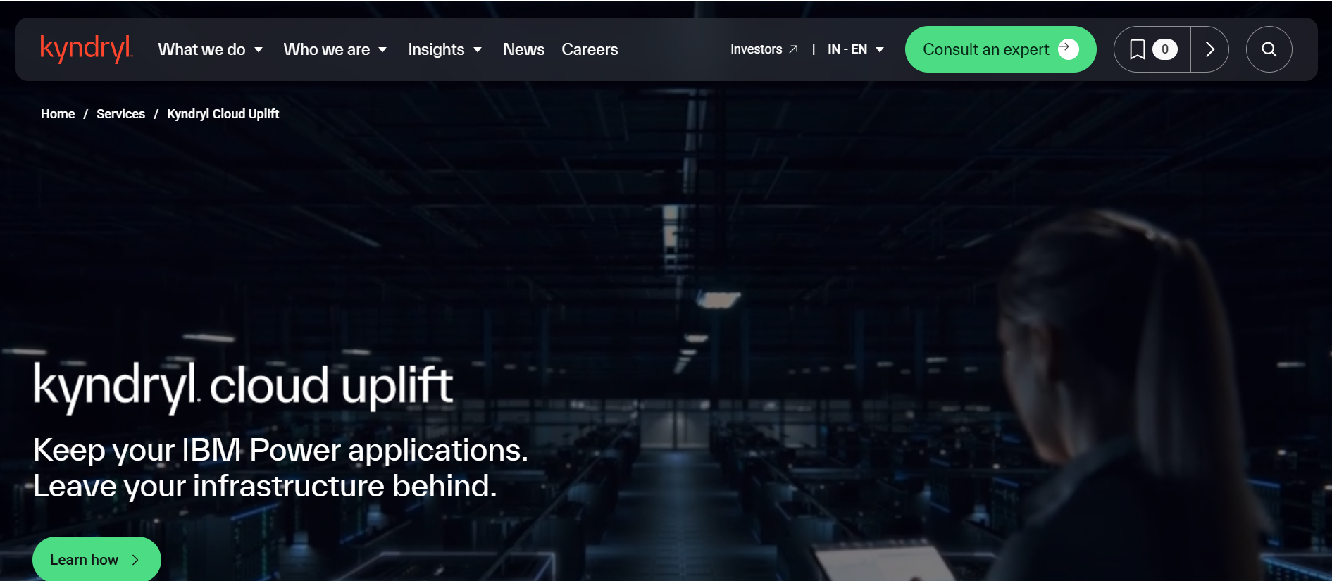 Kyndryl homepage