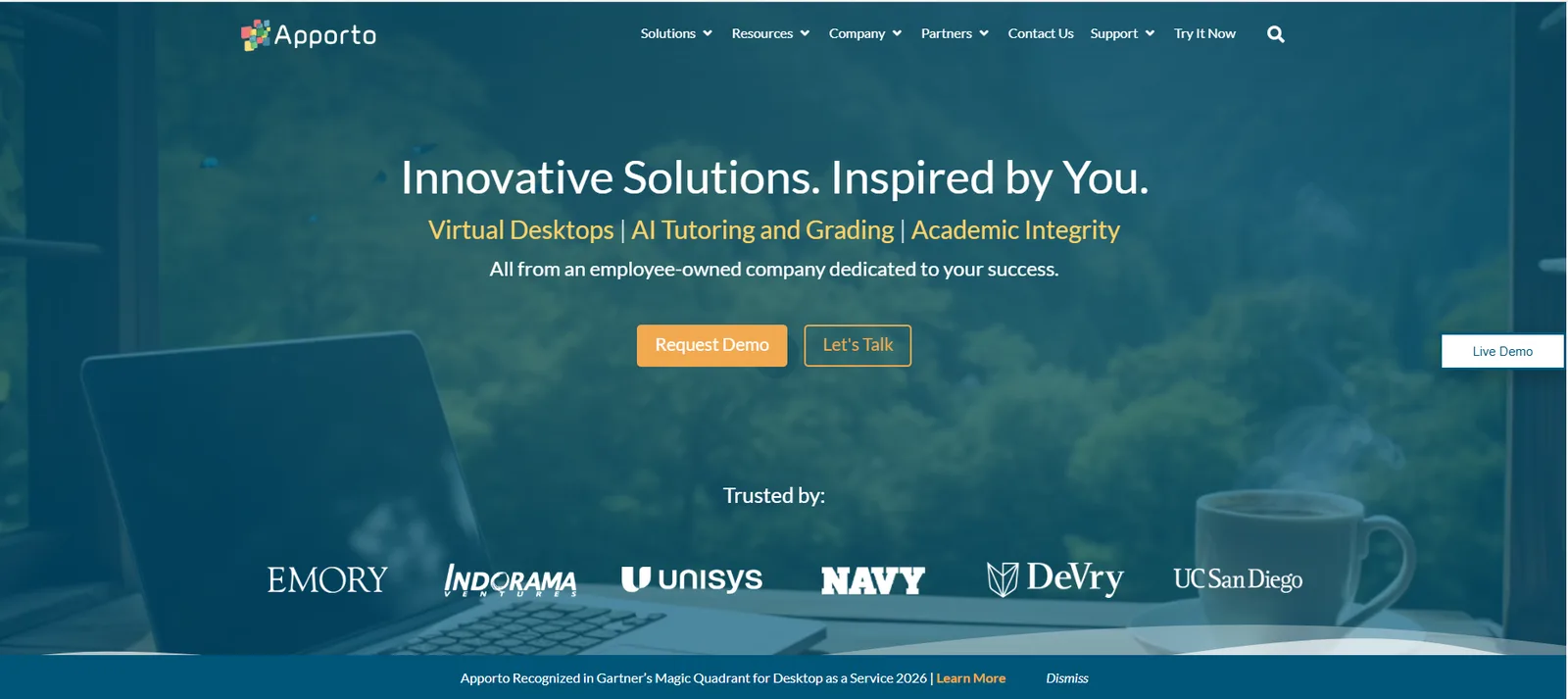 Apporto homepage