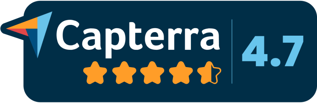 Capterra 4.7 rating for CloudLabs
