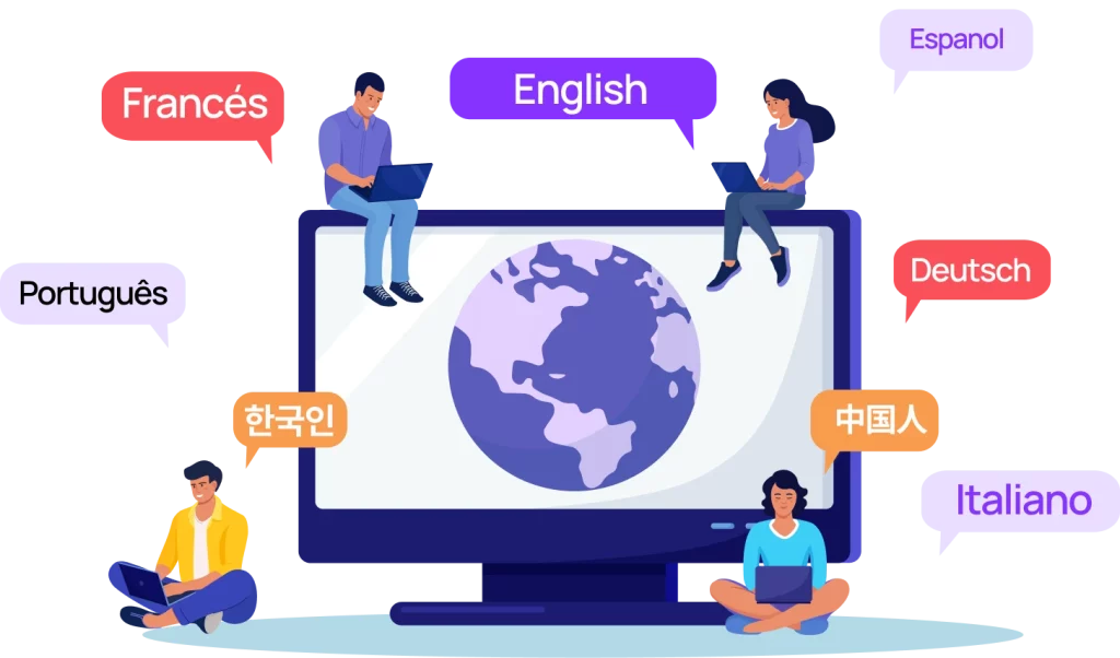 Global language map