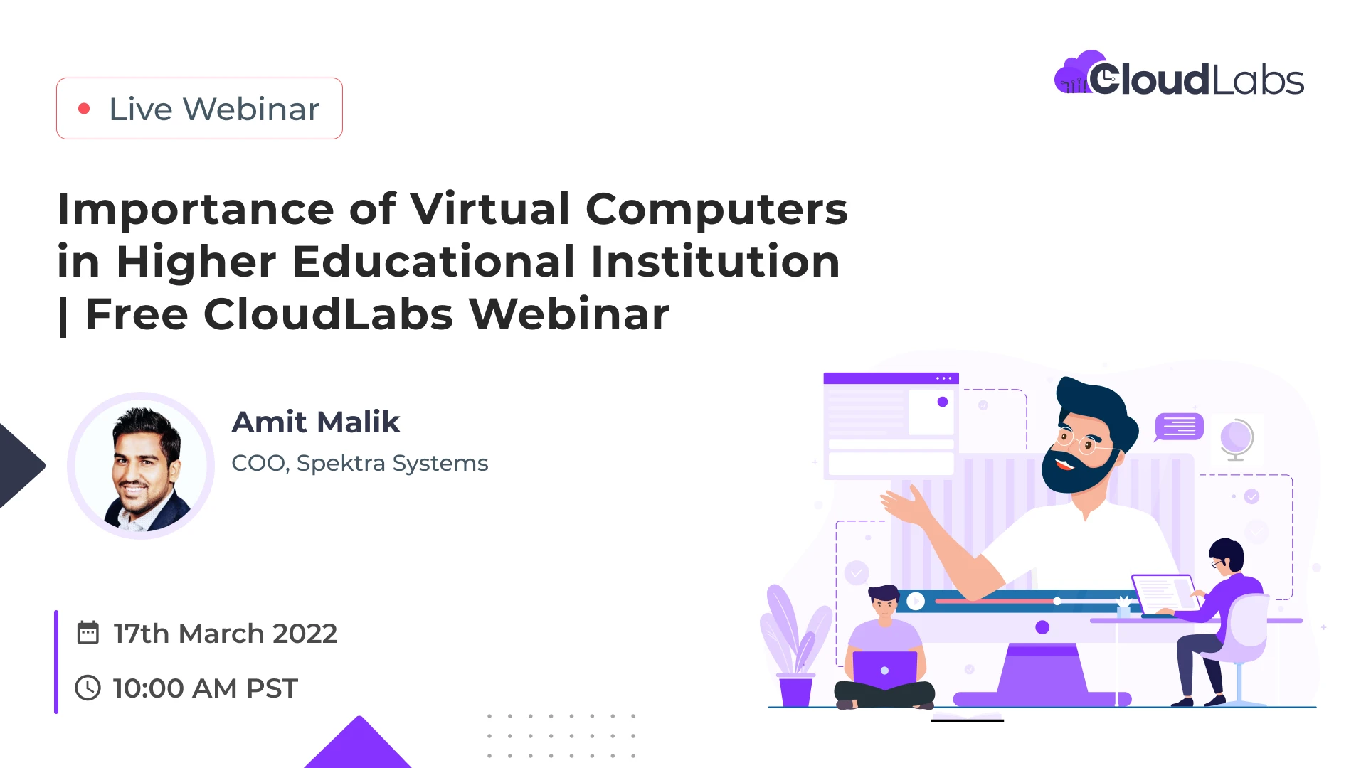 Importance of Virtual Computers in Higher Educational Institution | Free CloudLabs Webinar