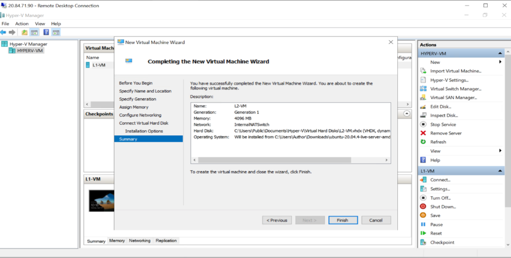 How to enable Nested Virtualization in Microsoft Azure