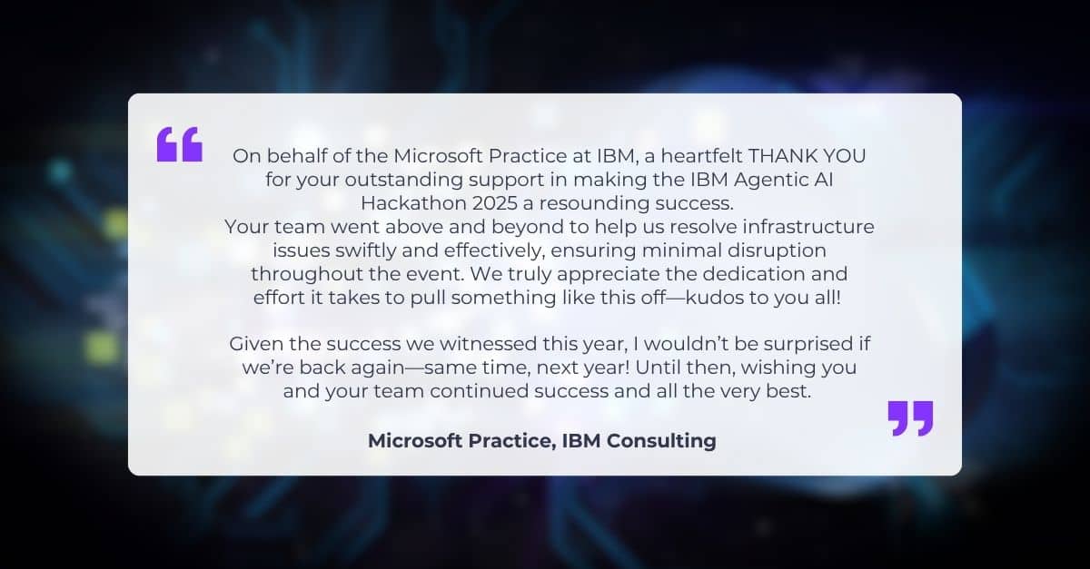 Supporting 450+ Innovators: Decoding CloudLabs' Role in IBM Agentic AI Hackathon 2025’s Success