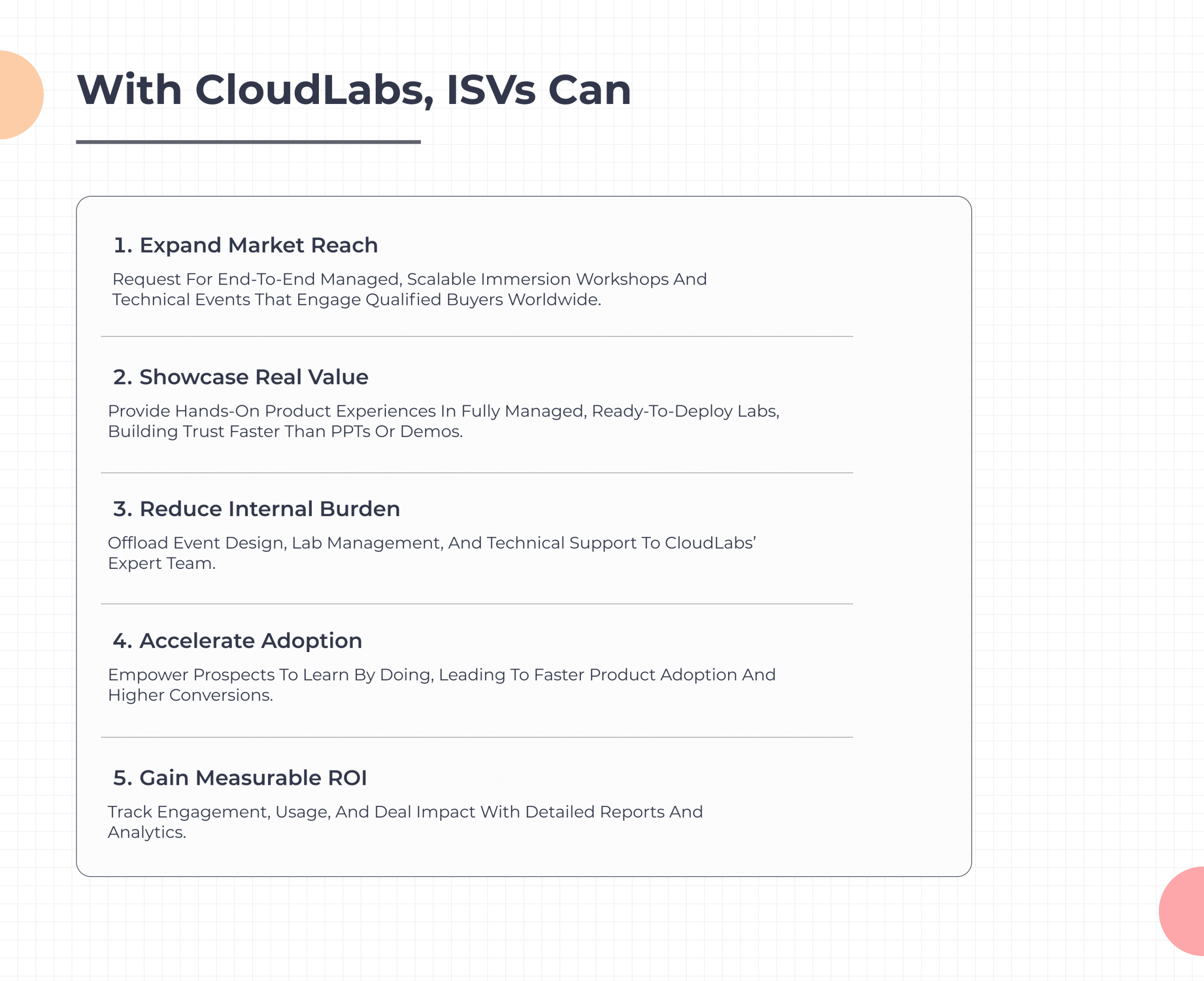 7 Reasons Why Leading ISVs are Closing Deals Faster with Immersion Workshops